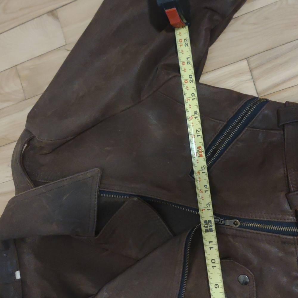 Brown Suede Moto Jacket - Picture 6 of 16